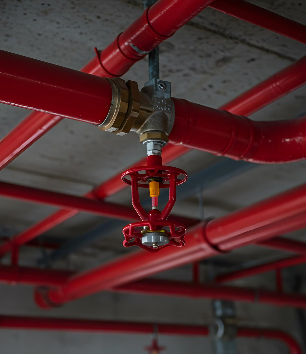 Fire pipe protection system